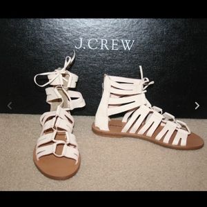 J.CREW LACE-UP GLADIATOR SANDALS SIZE 8,5M VINTAGE